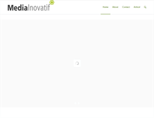 Tablet Screenshot of mediainovatif.com